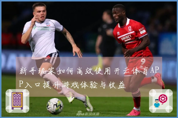 新手玩家如何高效使用开云体育APP入口提升游戏体验与收益